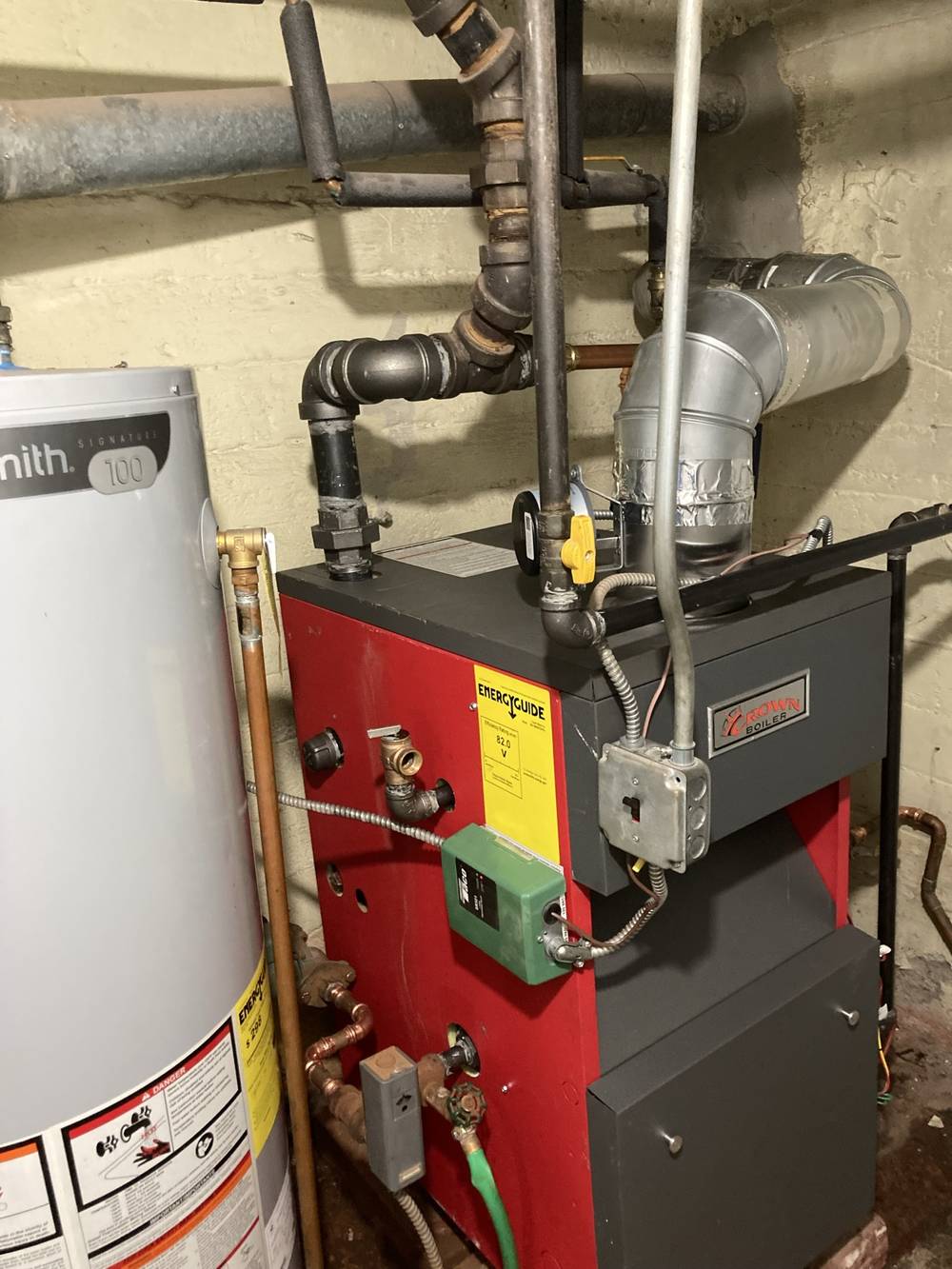 Crown boiler and water heater — work by A&A Plumbing & HVAC